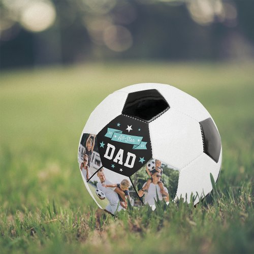 All Star Dad Custom Photo Soccer Ball