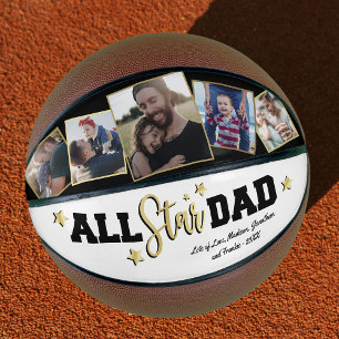 All-Star Dad Father's Day Photo Basketball