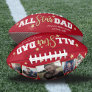 All-Star Dad Father's Day Photo Red Football