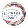 All Star Dad | Happy Father's Day Photo & Monogram Baseball
