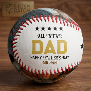 All Star Dad Photo Baseball Father's Day personal