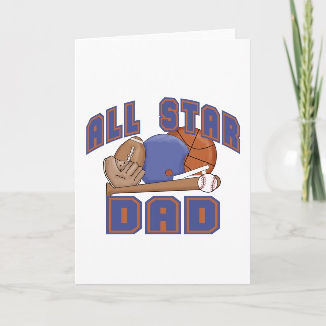 All Star Dad SPORTS Card (Front)