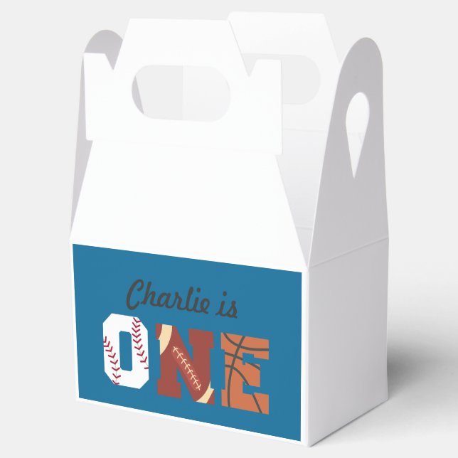 All-Star First Birthday Treat Box (Opened)