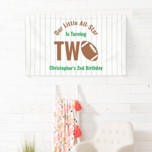 All-Star Football 2nd Birthday Banner