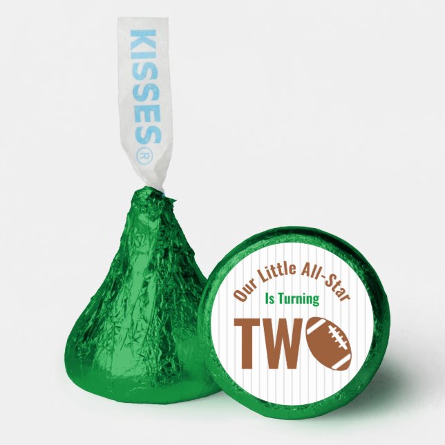 All-Star Football 2nd Birthday Hershey®'s Kisses® (Front)