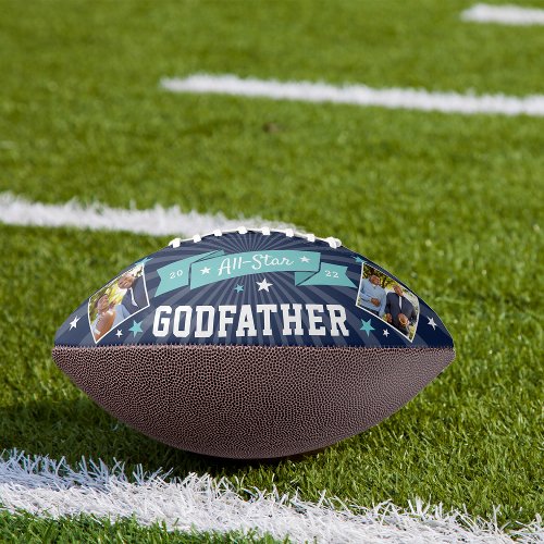 All Star Godfather  Custom Photo Football