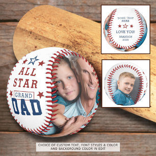 All Star Granddad 2 Photos Baseball