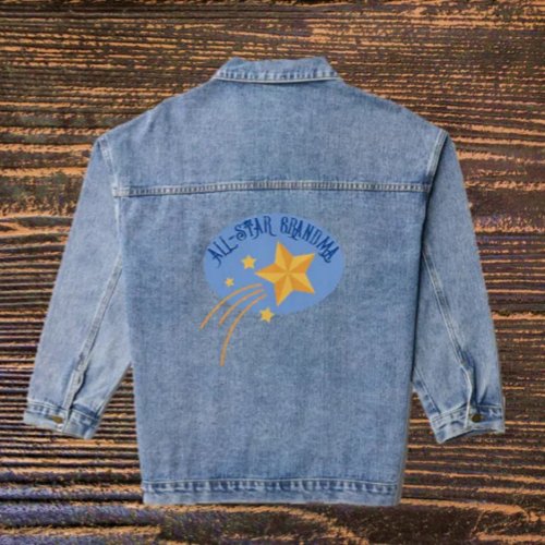 All_Star grandma Fun Gift Denim Jacket