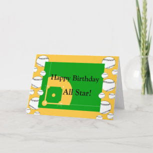 All Star Happy Birthday Card