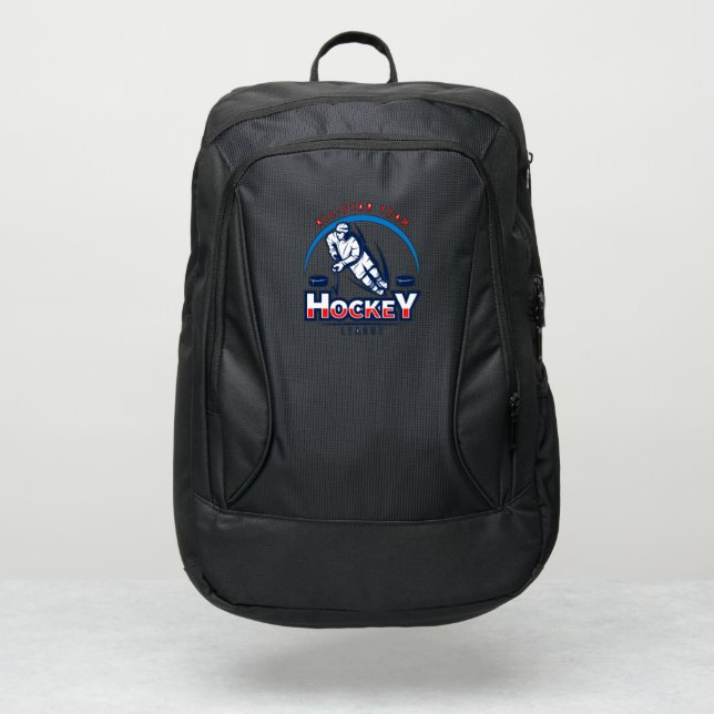 All Star Hockey Team Port Authority® Backpack (Front)