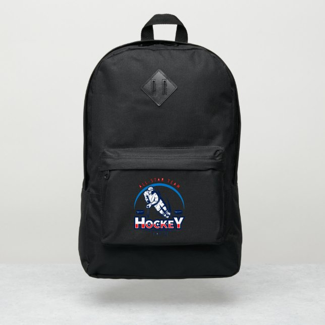 All Star Hockey Team Port Authority® Backpack (Front)