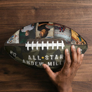 All-Star Kid Sport Team Photo Collage Sport Season Football