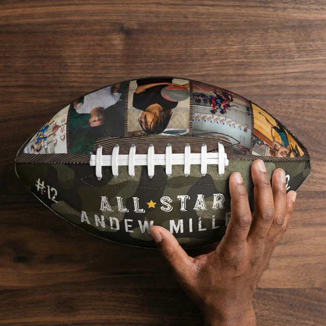 All-Star Kid Sport Team Photo Collage Sport Season Football (All-Star Kid Sport Team Photo Collage Sport Season Football)