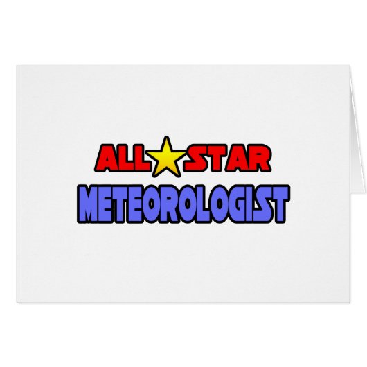 All Star Meteorologist Cards (Front Horizontal)
