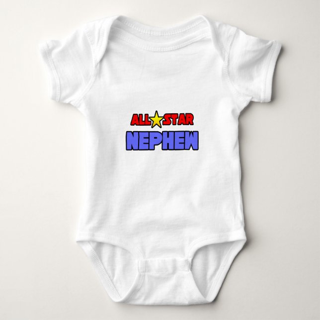 All Star Nephew Baby Bodysuit (Front)