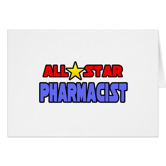 All Star Pharmacist Cards (Front Horizontal)