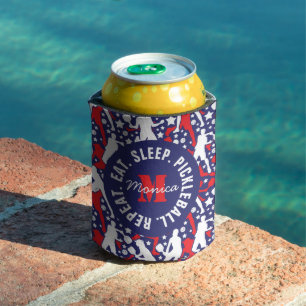 All star pickleball [USA] pattern, with name Can Cooler