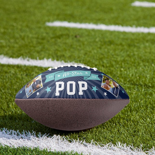 All Star Pop | Custom Grandpa Photo Football (Creator Uploaded)