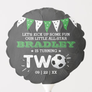 All-star Soccer Ball 2nd Birthday Party Balloon