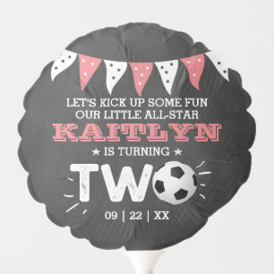 All-star Soccer Ball 2nd Birthday Party Balloon