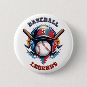 All-Star Spirit: Classic Baseball Essentials Sport Button