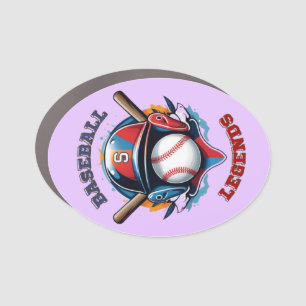 All-Star Spirit: Classic Baseball Essentials Sport Car Magnet