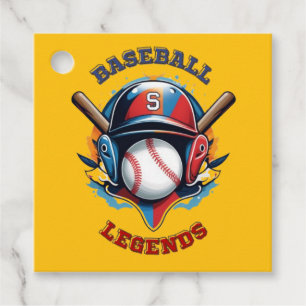 All-Star Spirit: Classic Baseball Essentials Sport Favor Tags