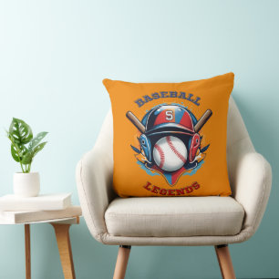 All-Star Spirit: Classic Baseball Essentials Sport Throw Pillow