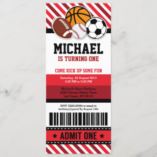 Rugby Invitations Zazzle