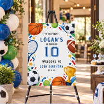All Star Sports 10th Birthday | Boy Party