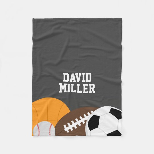 All Star Sports Fleece Blanket Zazzle