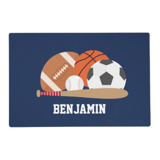 All Star Sports Kids Placemat