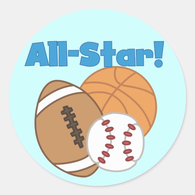 All Star Sports Stickers (Front)