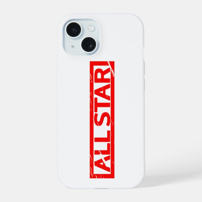 All star Stamp Iphone Case (Back)