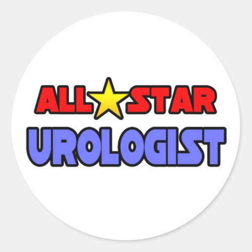 All Star Urologist Classic Round Sticker