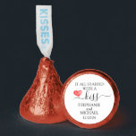 All Started with a Kiss Candy Wedding Favor<br><div class="desc">This design may be personalized in the area provided by changing the photo and/or text. Or it can be customized by clicking Personalize this Template and then choosing the click to customize further option and delete or change the color of the background, add text, change the text color or style,...</div>