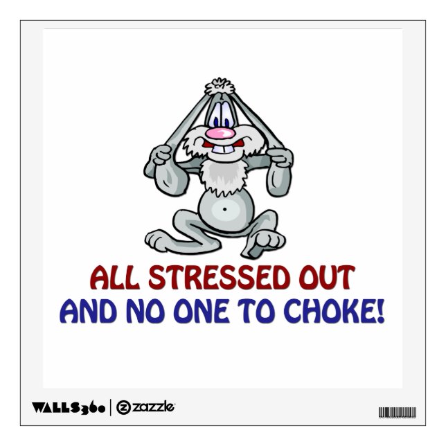 All Stressed Out Wall Sticker (Front)