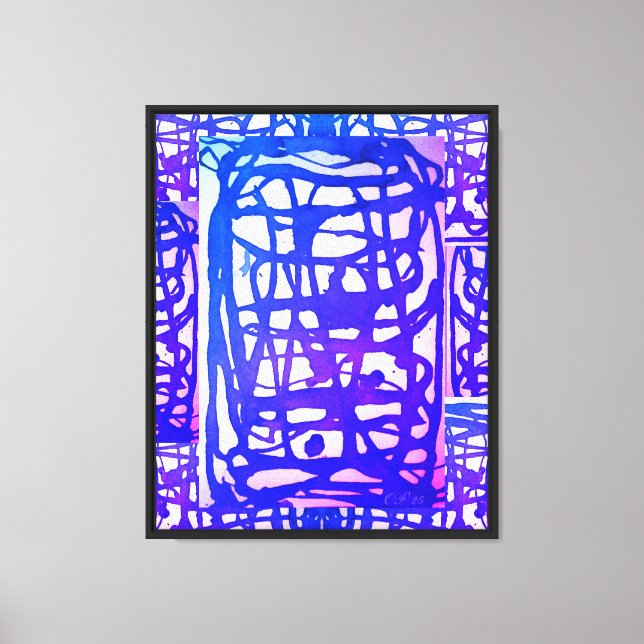 All Strings Attached Painting Canvas Print (Front)