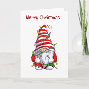ALL STRUNG UP WITH LIGHTS MERRY CHRISTMAS HOLIDAY CARD
