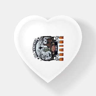 All Teacher Love Brains Halloween Zombie Hand Haun Paperweight