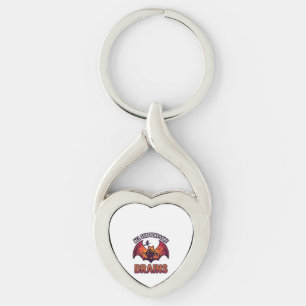 All Teachers Love Brains Halloween Bat Haunted Hou Keychain
