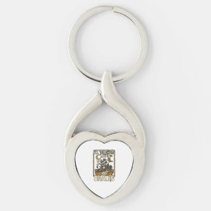 All Teachers Love Brains Halloween Haunted House P Keychain