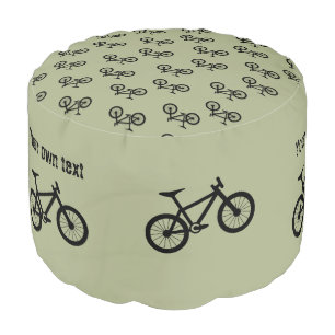 All Terrain Bikes - Your text on Mountain Bicycles Pouf