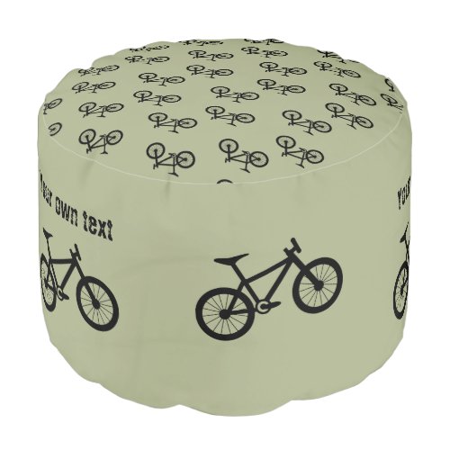 All Terrain Bikes _ Your text on Mountain Bicycles Pouf