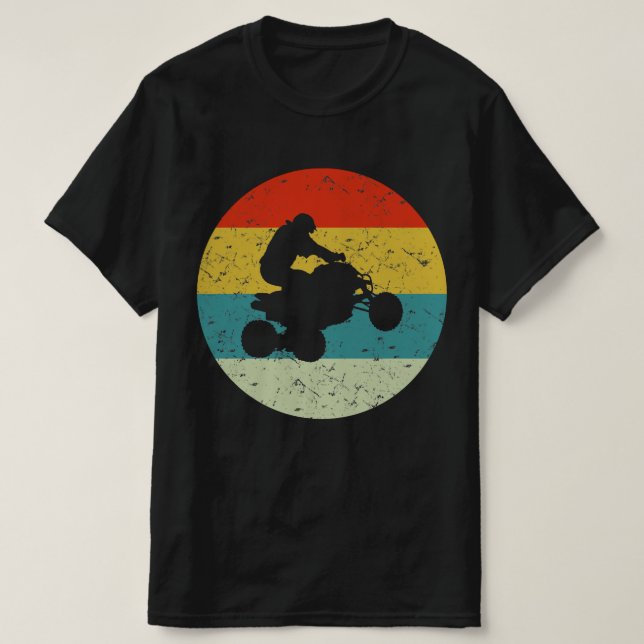 All terrain vehicle atv retro vinatge T-Shirt (Design Front)