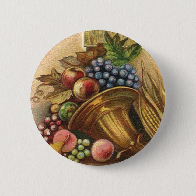 All Thanksgiving Bounty Be Thine Button (Front)