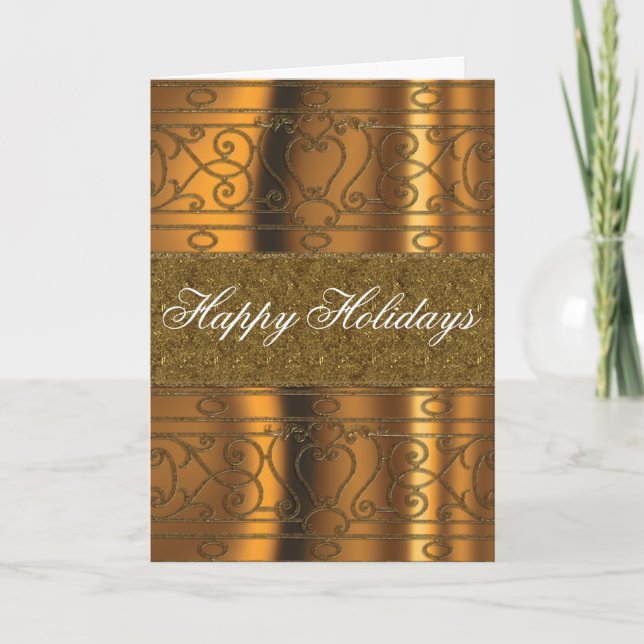 All that glitters gold Christmas Card (Front)