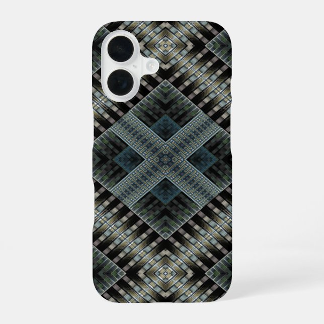 All That Glitters Modern Geometric Pattern Iphone Case (Back)