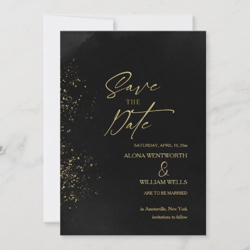 All That Gold Save the Date Announcement