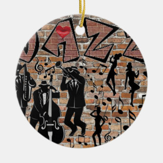 ALL THAT JAZZ CERAMIC ORNAMENT